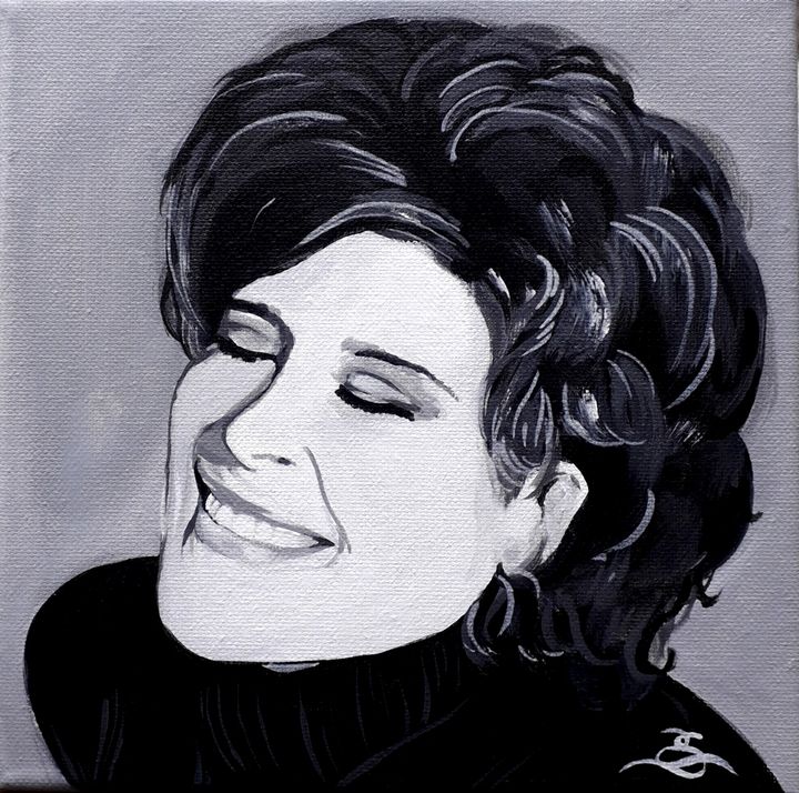 Fanny Ardant Yatoune Paintings Prints People Figures Celebrity Actresses Artpal