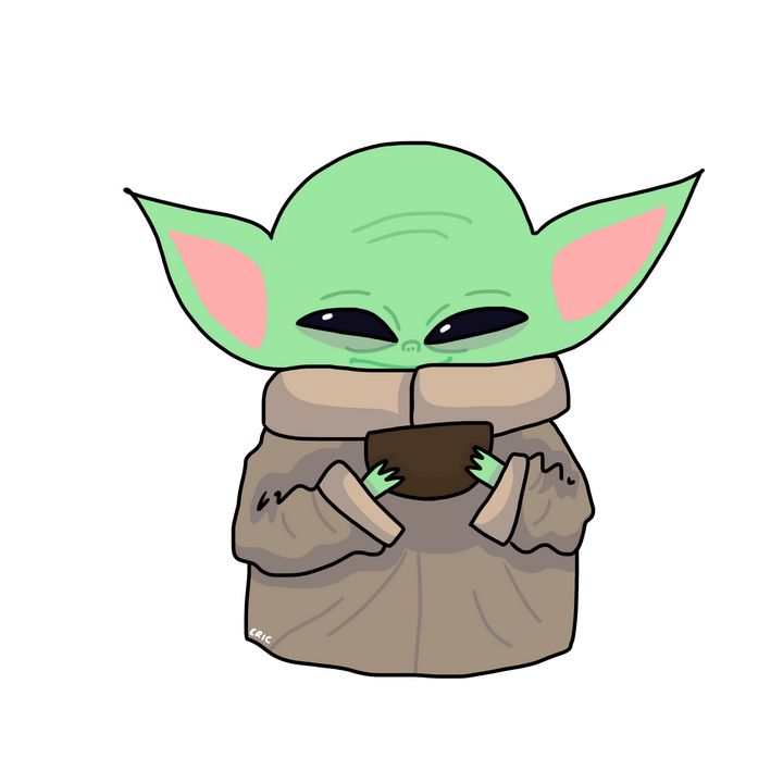 Baby Yoda - Eric’s Art - Digital Art, Entertainment, Television 