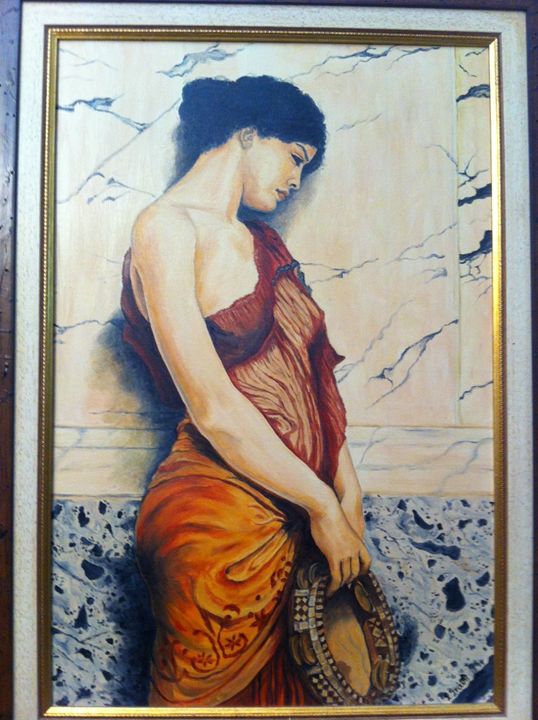 The tambourine girl Famous art works Paintings & Prints, People