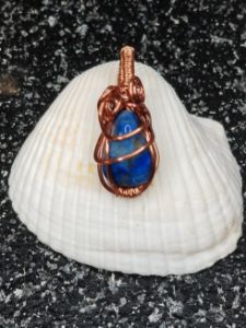 Solidite Copper Wrapped pendent