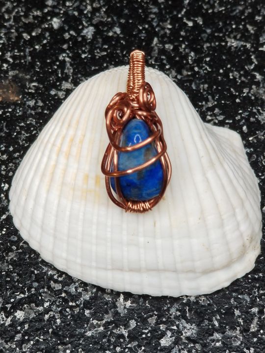 Solidite Copper Wrapped pendent - Rebel At Heart Art