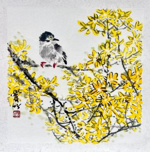 peony flower（牡丹，沉醉东风） - bamboo - Paintings & Prints