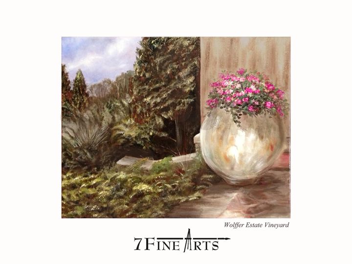Wolffer estate vineyard 7 Fine Arts Paintings & Prints, Landscapes
