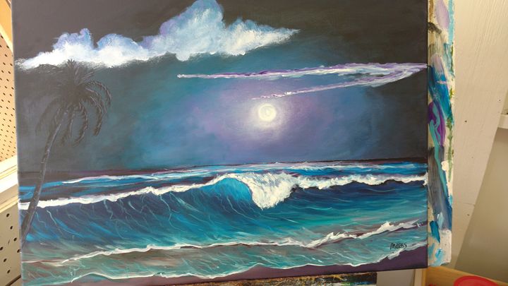 PURPLE MOONLIGHT  SOLD - Dave'sArt