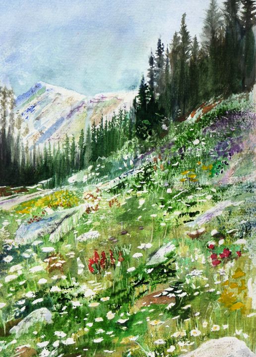 Mount Rainer - Sheilah's Art - Paintings & Prints, Landscapes & Nature ...