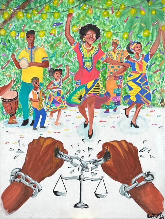 The Dance of Liberation - Mindscape Art - Paintings & Prints, Ethnic ...