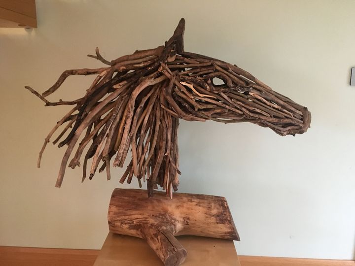 Driftwood Horse - Driftwood by Janine Needham