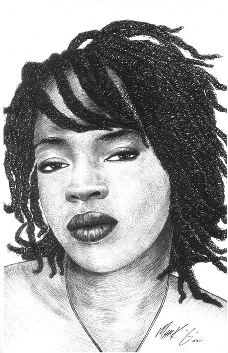 Illustration of Lauryn Hill - Art by Mark G - Drawings & Illustration ...