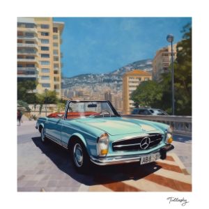 Mercedes Logo Painting - LelkesMatyas - Paintings & Prints, Vehicles &  Transportation, Automobiles & Cars, Mercedes Benz - ArtPal