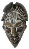 Original African masks for decor