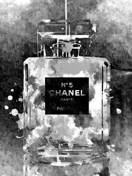 Chanel No 5 Abstract Grunge