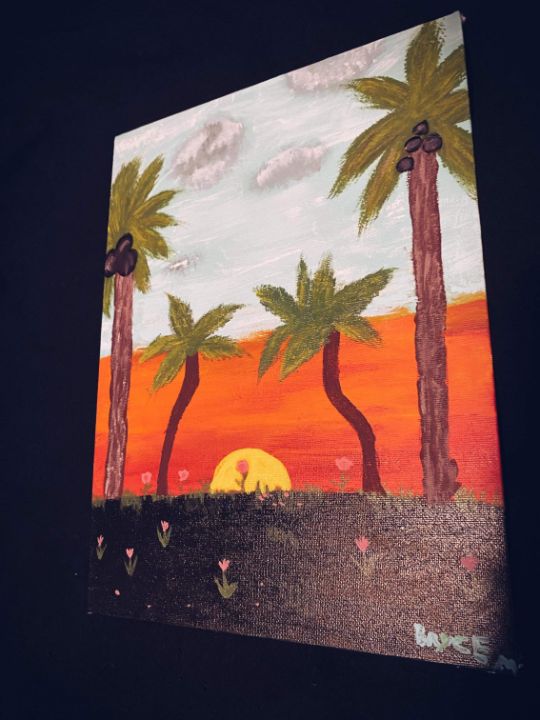 tropical peace slappin canvases Paintings & Prints, Landscapes