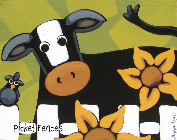 Picket Fences - Annie Lane Folk Art