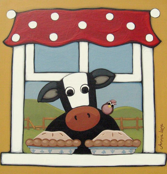 Cow Pies - Annie Lane Folk Art