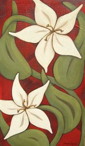 WILD Lilies - Annie Lane Folk Art