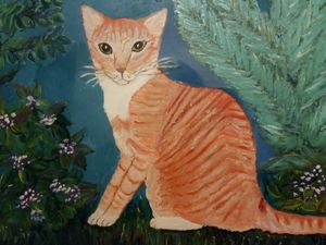 Kitten in Garden