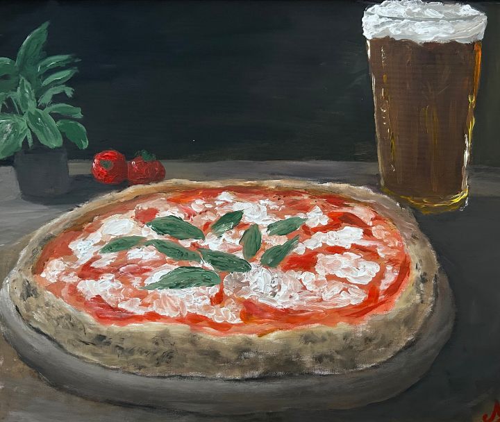 Pizza time - Moro's Art - Paintings & Prints, Food & Beverage, Meals ...