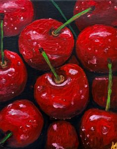 Cherries - Artist_Alberto - Drawings & Illustration, Food