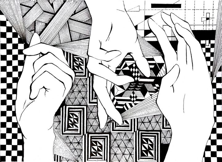 Entrance - Looking Awry - Drawings & Illustration, Abstract, Geometric ...