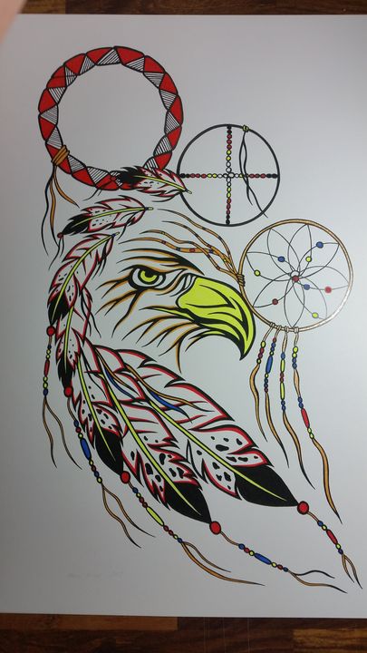 Native strong - Native art by Allan Joseph