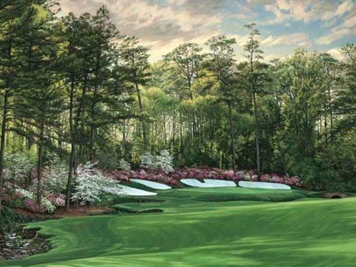 Amen corner masters art print - Bob Ross styled paintings - Paintings ...