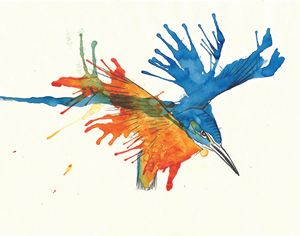 Color pencil art - Hems - Drawings & Illustration, Animals, Birds, & Fish,  Birds, Kingfisher - ArtPal