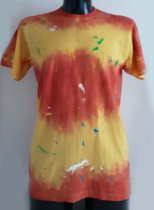 Dip Dye Splash Paint T.shirt XL