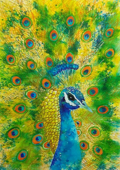Peacock - Nadja Yabrova Art