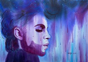 Prince “Purple rain”.