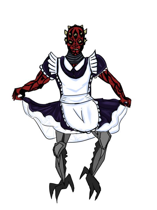 Maid Outfit Maul - Cam Ferrell Art