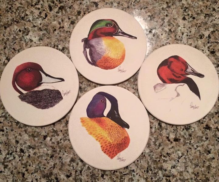 Absorbent Stone Coasters - Sean's Wildlife Images