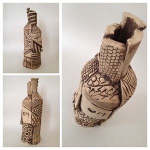 Decorative bottle - Hardy Ceramics