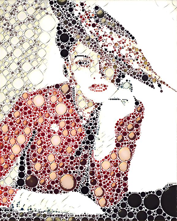 Churchill - Ken Lomas Artwork - Digital Art & AI, People & Figures, Fashion, Female - ArtPal Churchill - Ken Lomas Artwork - Digital Art & AI, People & Figures, Fashion, Female - ArtPal