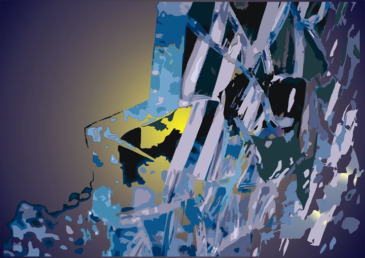 Abstract Art - Broken Glass - Stojanovska Emilija