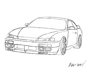 Nissan Silvia S14 - Imperious Design - Drawings & Illustration ...