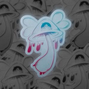 “Magic Mushroom 2.0” Clear Sticker