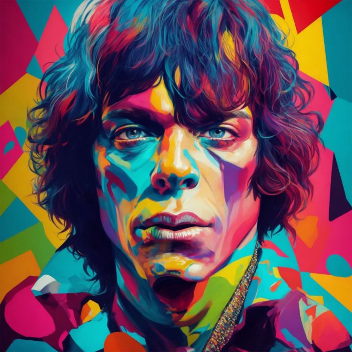 Mick Jagger - vsg - Drawings & Illustration, Entertainment, Music, Rock ...