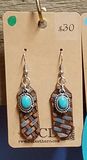 RCLeathers Tooled Leather Earrings