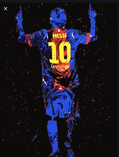 Lionel Messi art by Nixo - Nicolas Nixo