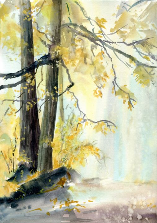 Foggy autumn - NadezzzdaArt