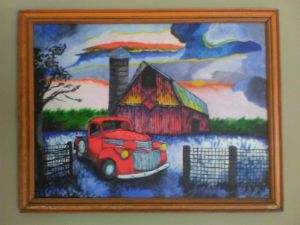 Red Truck - Mr. Lane's Art