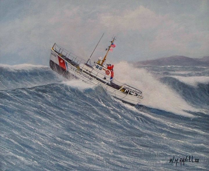 U. S. Coast Guard Boat "Intreped - RaVell Fine Art Studio - Paintings ...
