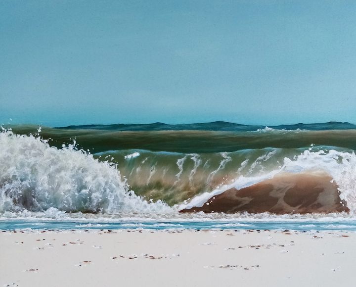 Waves White surf - Seascapes