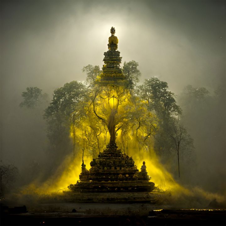 Misty Jungle Hindu Temple - Web Seed Designs