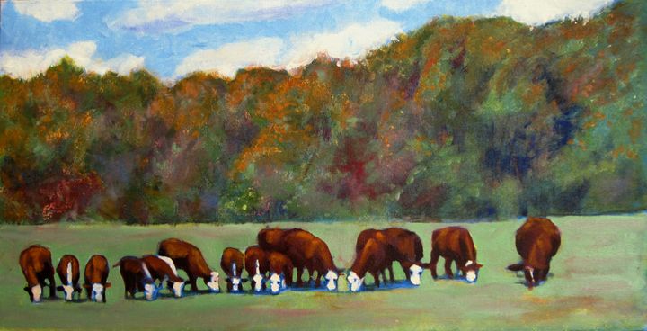 The Herd Shot Round the World - David Zimmerman Fine Art