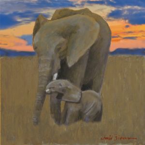 A Mother's Touch - David Zimmerman Fine Art