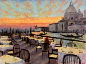 Nightfall in Venice - David Zimmerman Fine Art