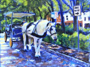 Savannah Taxi - David Zimmerman Fine Art