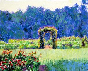 The Garden Gate - David Zimmerman Fine Art