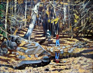 Plans For Creek Bottom - David Zimmerman Fine Art